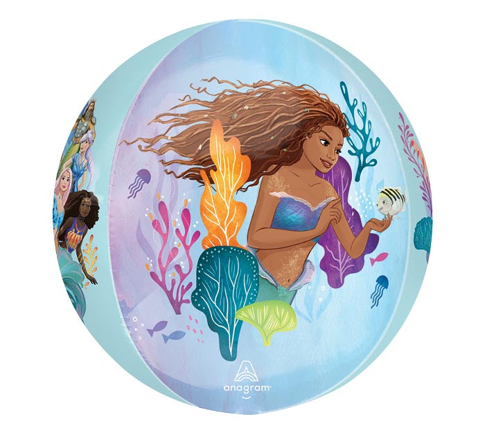 16" Orbz Little Mermaid Live Active Foil Balloon