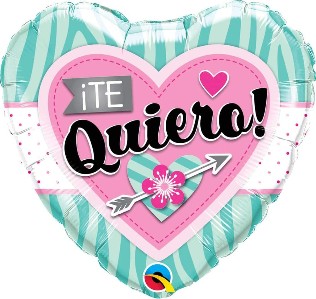 18 Te Quiero! Heart Foil Balloon (Spanish)
