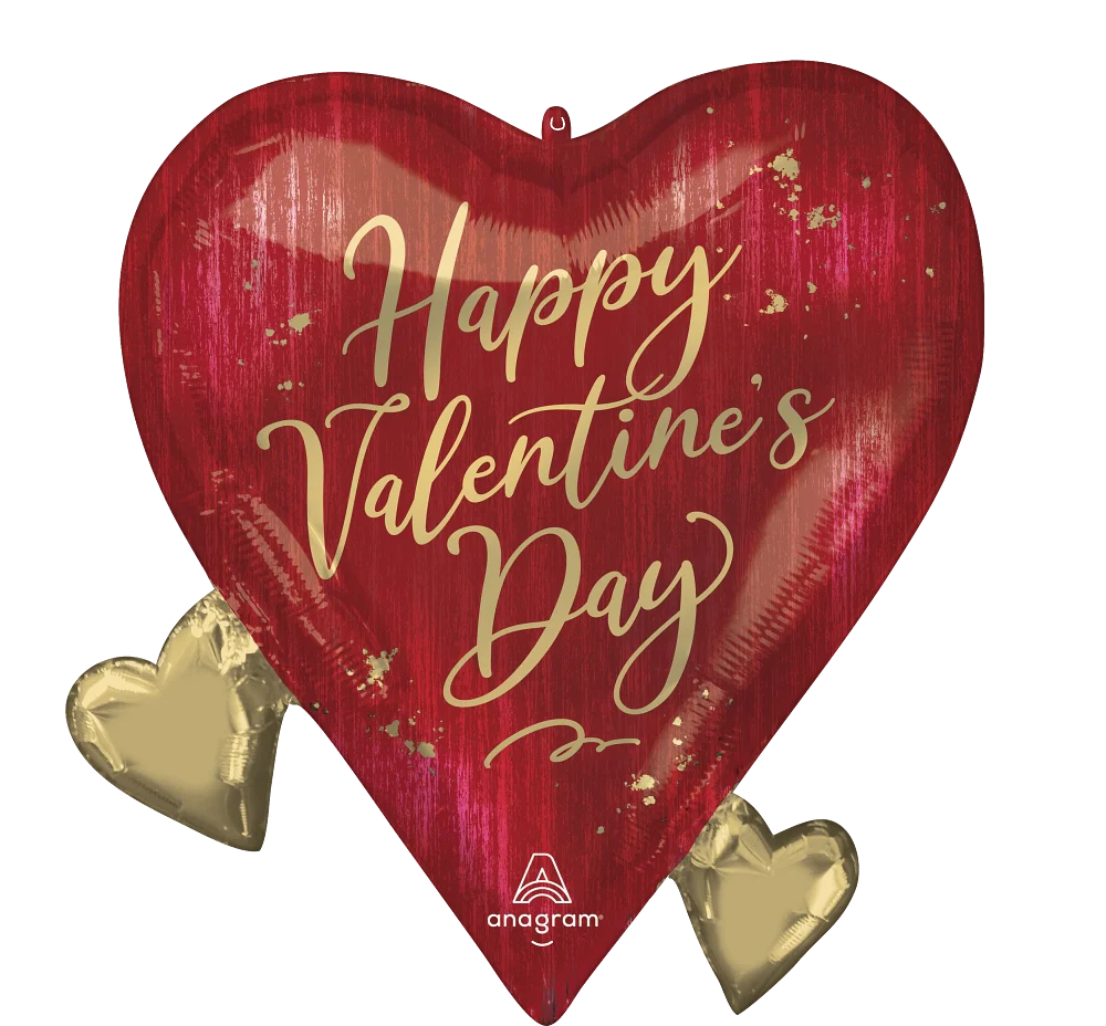 46374 Valentine Rouge foil balloons anagram 