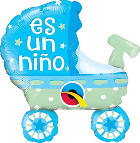 14" Only Airfill Es Un Nino Baby Stroller Foil Balloon (Spanish)