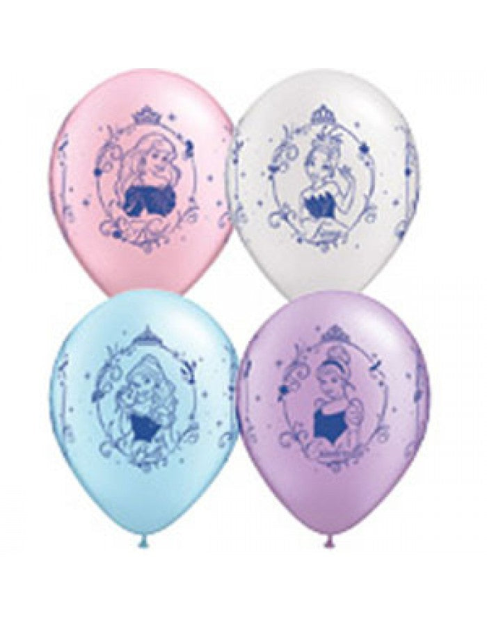 11" Disney Princess Special Assortment (25 Per Bag) Latex Balloons