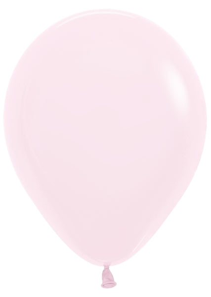 5" Betallatex Pastel Matte Pink Latex Balloons (100 Per Bag)