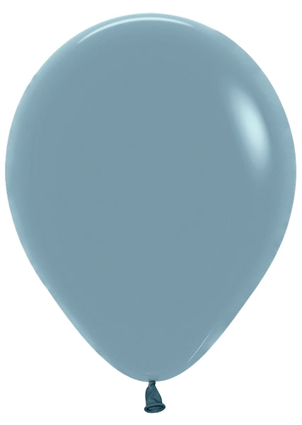 5" Sempertex Latex Balloons (100 Per Bag) Pastel Dusk Blue