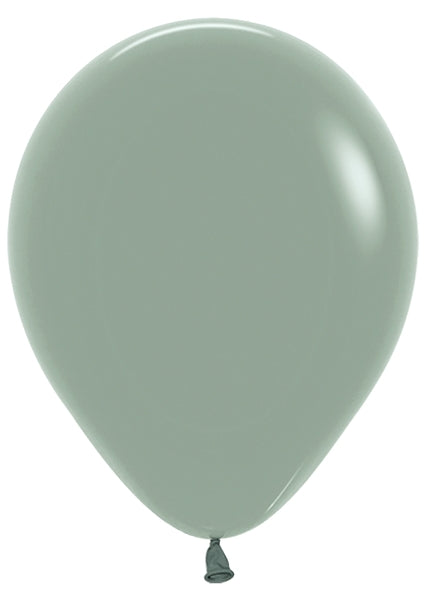 5" Sempertex Latex Balloons (100 Per Bag) Pastel Dusk Laurel Green