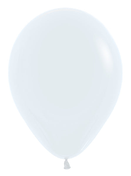 18" Latex Balloons (25 Per Bag) Fashion White Betallatex