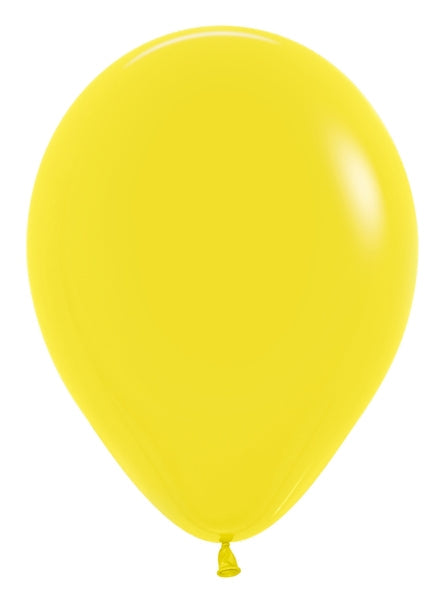 11" Latex Balloons (100 Per Bag) Fashion Yellow Betallatex