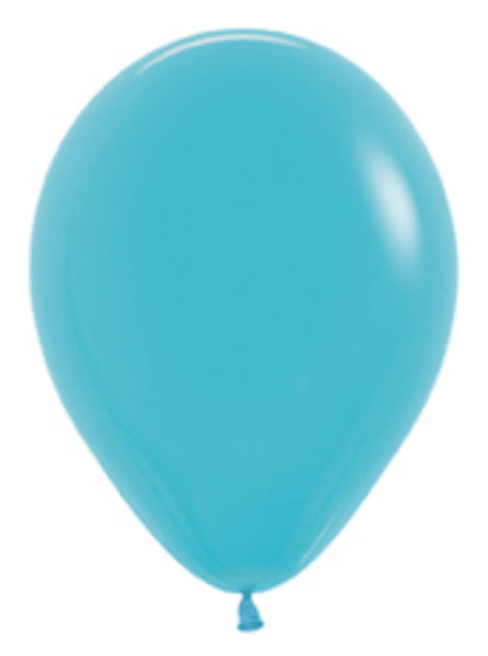 11" Latex Balloons (100 Per Bag) Deluxe Turquoise Blue Betallatex