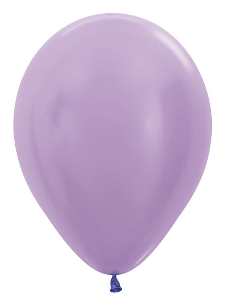 11" Latex Balloons (100 Per Bag) Pearl Lilac Betallatex