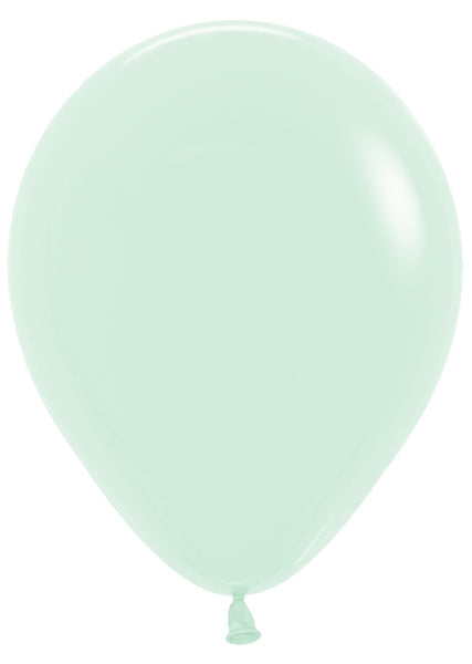 11" Betallatex Pastel Matte Green Latex Balloons (100 Per Bag)