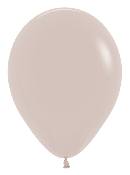 11" Latex Deluxe White Sand Latex Balloons (100 Per Bag)