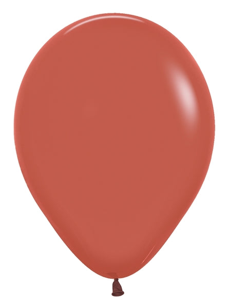 11" Latex Balloons (100 Per Bag) Deluxe Terracotta