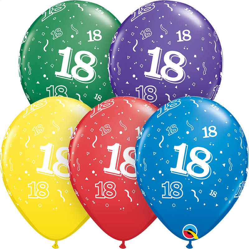 11" Special Assorted (50 Count) 18 All Around Latex Balloons