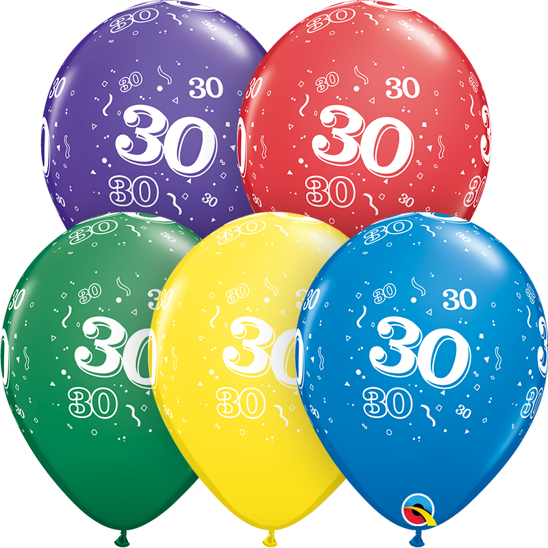 11" Special Assorted (50 Count) 30 All Around Latex Balloons