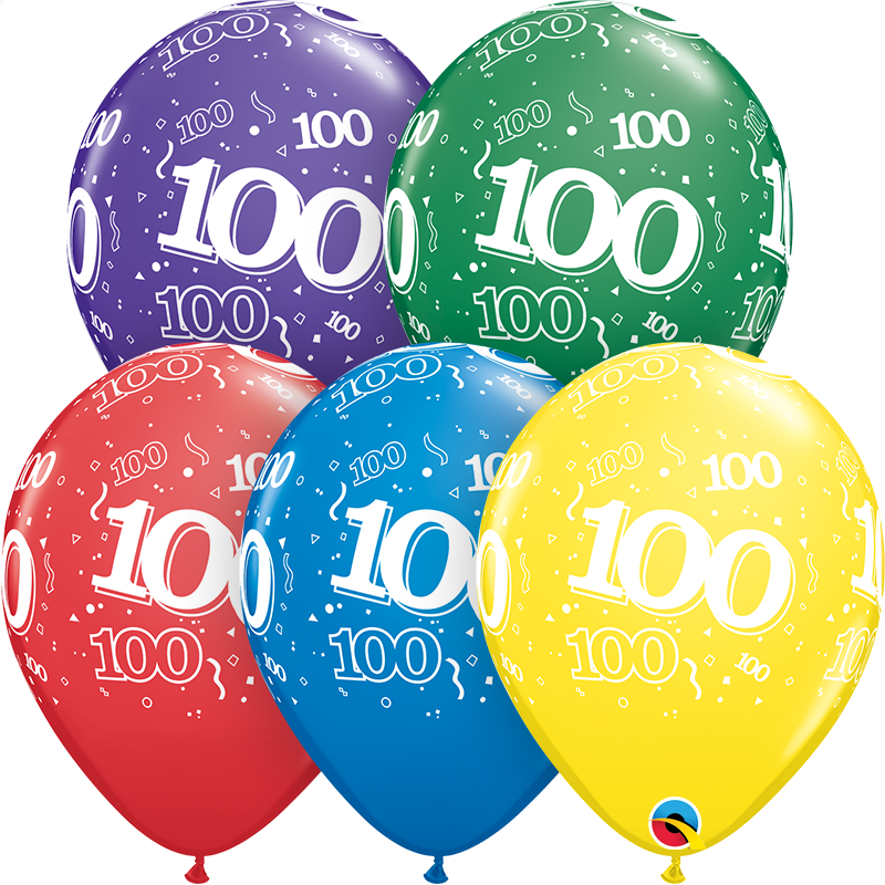 11" Special Assorted (50 Count) 100 All Around Latex Balloons