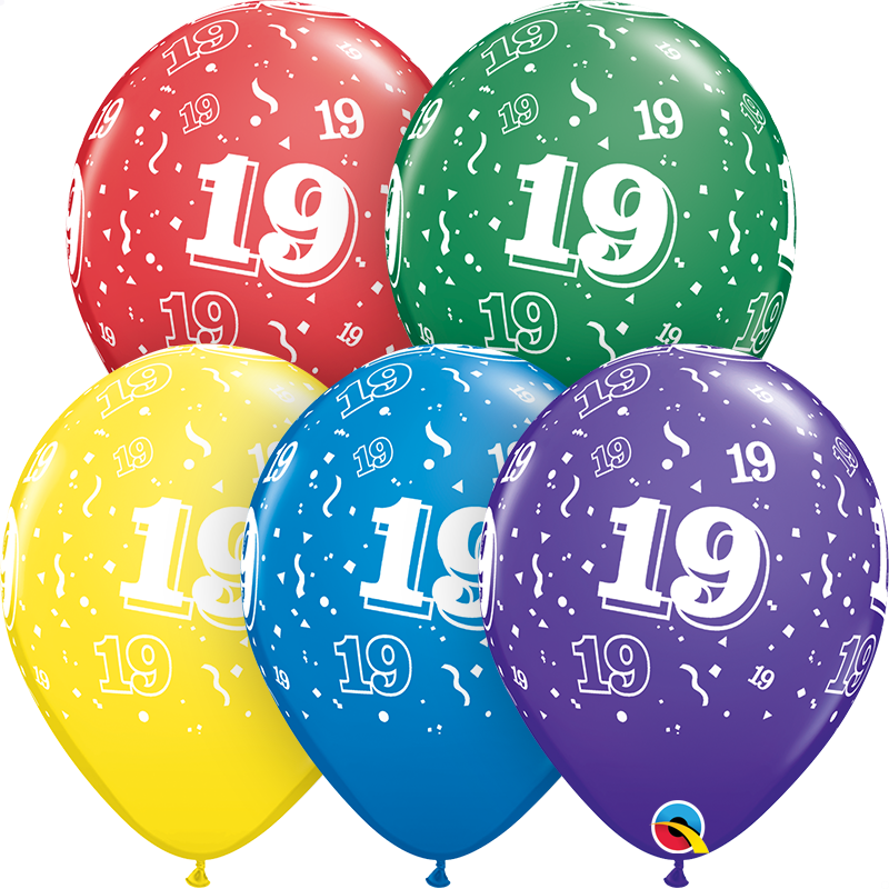 11" Special Assorted (50 Count) 19 All Around Latex Balloons