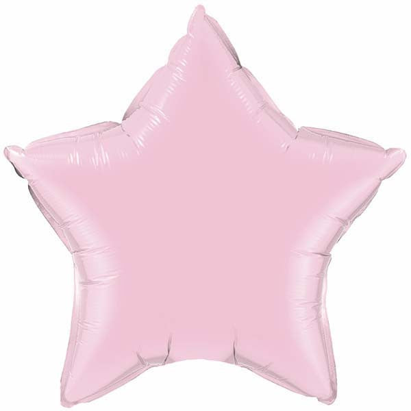 20" Pearl Pink Solid Color Star Balloon