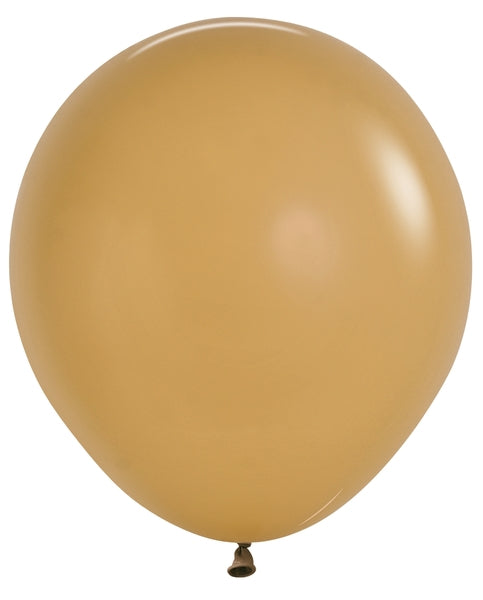 18" Latex Balloons (25 Per Bag) Latte Betallatex