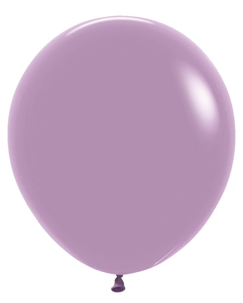 18" Sempertex Latex Balloons (25 Per Bag) Pastel Dusk Lavender
