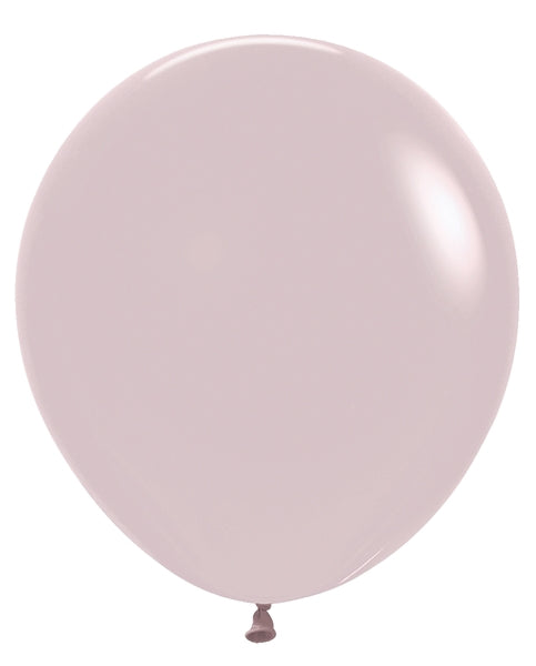 18" Sempertex Latex Balloons (25 Per Bag) Pastel Dusk Rose