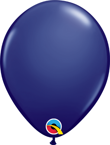 5" Qualatex Latex Balloons Navy (100 Per Bag)