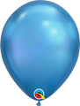 7" Chrome Blue (100 Count) Qualatex Latex Balloons