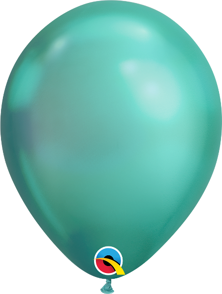 11" Chrome Green (100 Count) Qualatex Latex Balloons