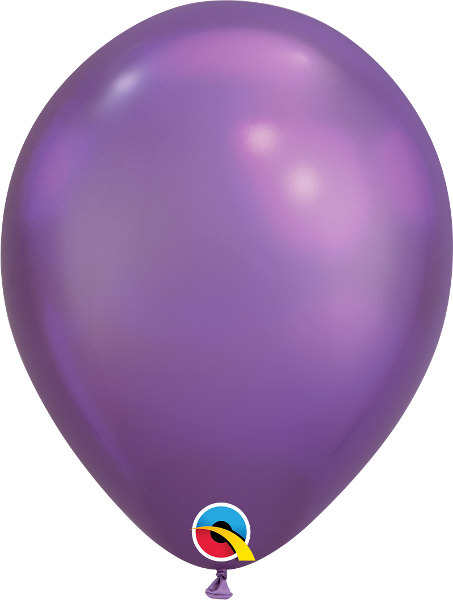 11" Chrome Purple (100 Count) Qualatex Latex Balloons