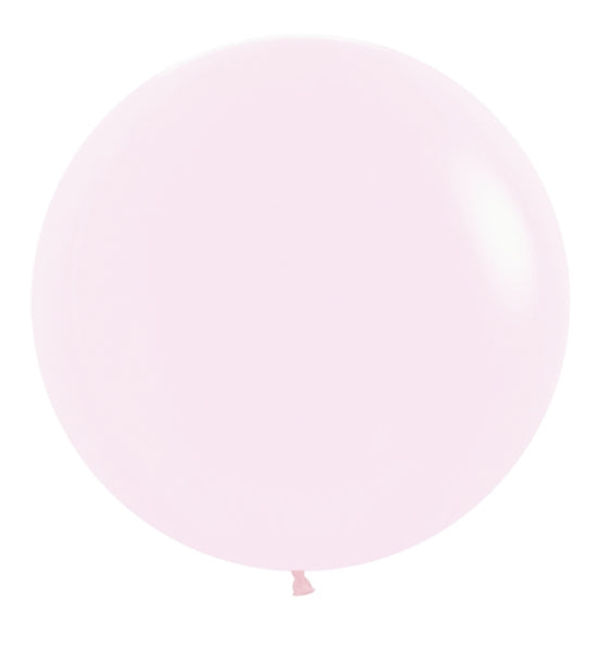 24" Betallatex Pastel Matte Pink Latex Balloons (10 Per Bag)