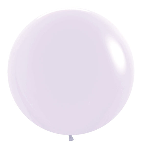 24" Betallatex Pastel Matte Lilac Latex Balloons (10 Per Bag)