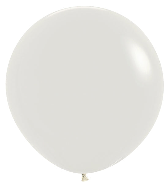 24" Sempertex Latex Balloons (10 Per Bag) Pastel Dusk Cream