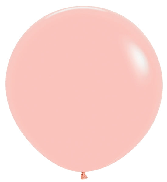 24" Sempertex Latex Balloons (10 Per Bag) Pastel Matte Melon