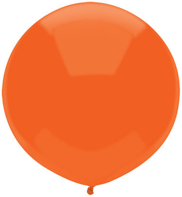 17" Outdoor Display Balloons (72 Per Bag) Bright Orange