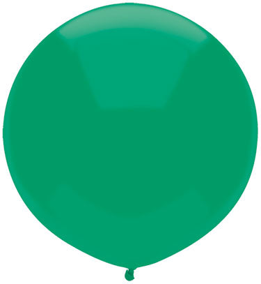 17" Outdoor Display Balloons (72 Per Bag) Deep Jade