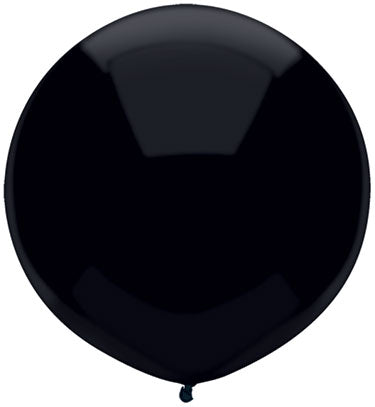 17" Outdoor Display Balloons (72 Per Bag) Pitch Black