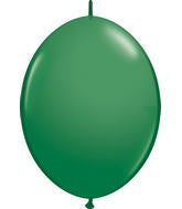 12" Qualatex Latex Balloons Quicklink Green (50 Count)