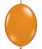 12" Qualatex Latex Balloons Quicklink Mandarin Jewel Orange (50 Count)
