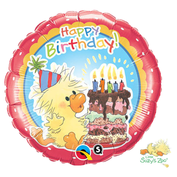 18" Witzy Birthday Party Balloon