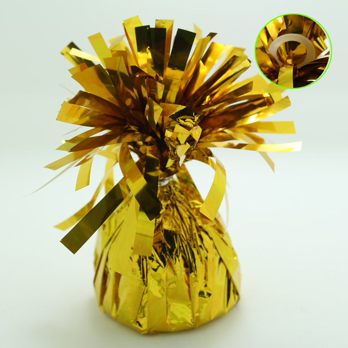 6Oz Gold Foil Wrapped Balloon Weight