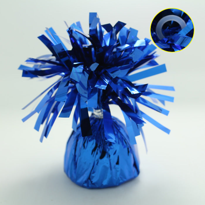 6Oz Royal Blue Foil Wrapped Balloon Weight