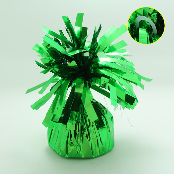 6Oz Green Foil Wrapped Balloon Weight
