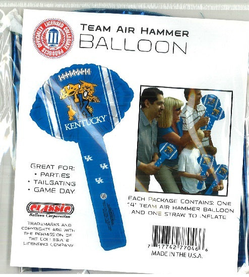 14" Kentucky Wilcats Hammer Airfill Only Balloon