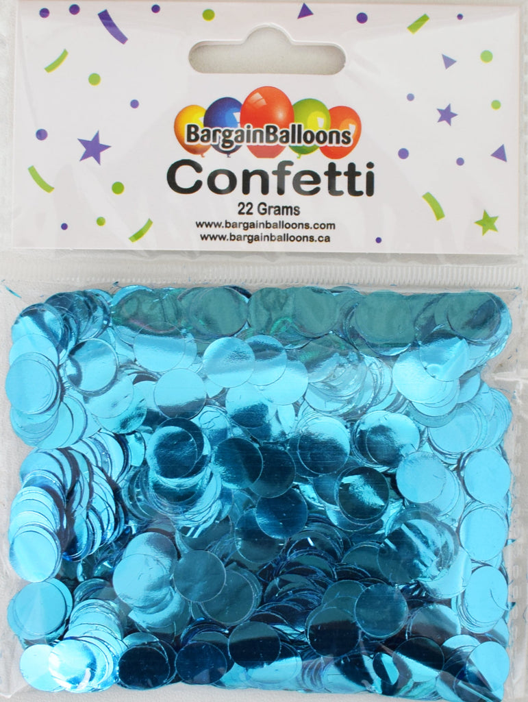 Balloon Confetti Dots 22 Grams Foil Light Blue 1CM-Round