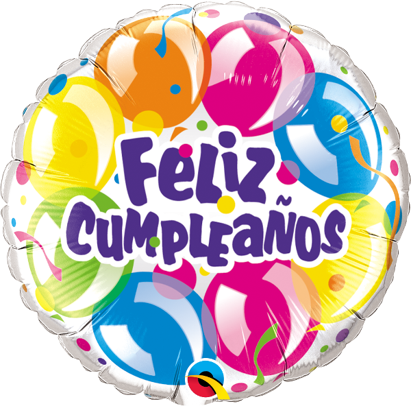 18" Feliz Cumpleaños - Globos Brilliante Balloon (Spanish)