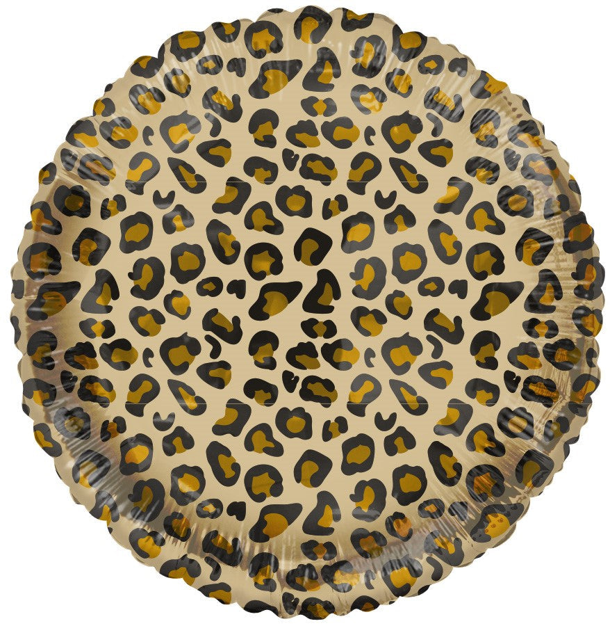 18" Catty Simba Leopard Foil Balloon Brand Tuftex