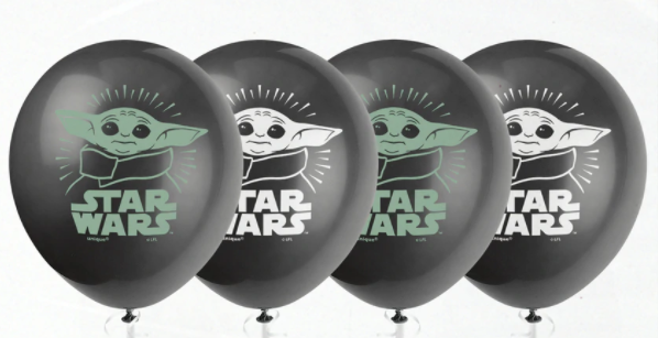 11" Latex Balloons Star Wars The Child Yoda (8 Per Bag)