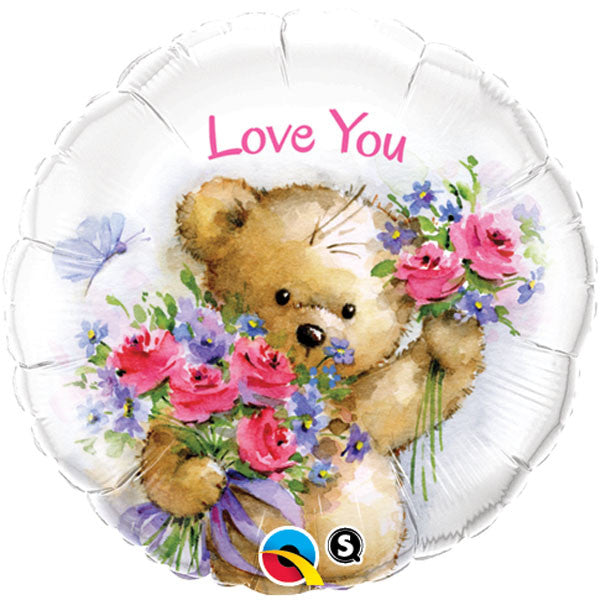 18" Love You Bear Balloon
