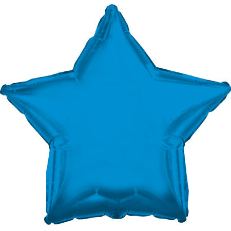 9" Airfill Only CTI Blue Star Balloon