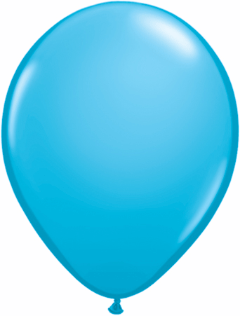 16" Qualatex Latex Balloons ROBIN's EGG (50 Per Bag)