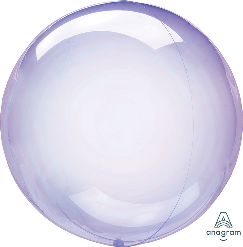 11" Crystal Clearz Petite Purple Crystal Clearz Balloon