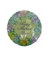 9" Airfill Only Spring Floral Mother's Day Balloon